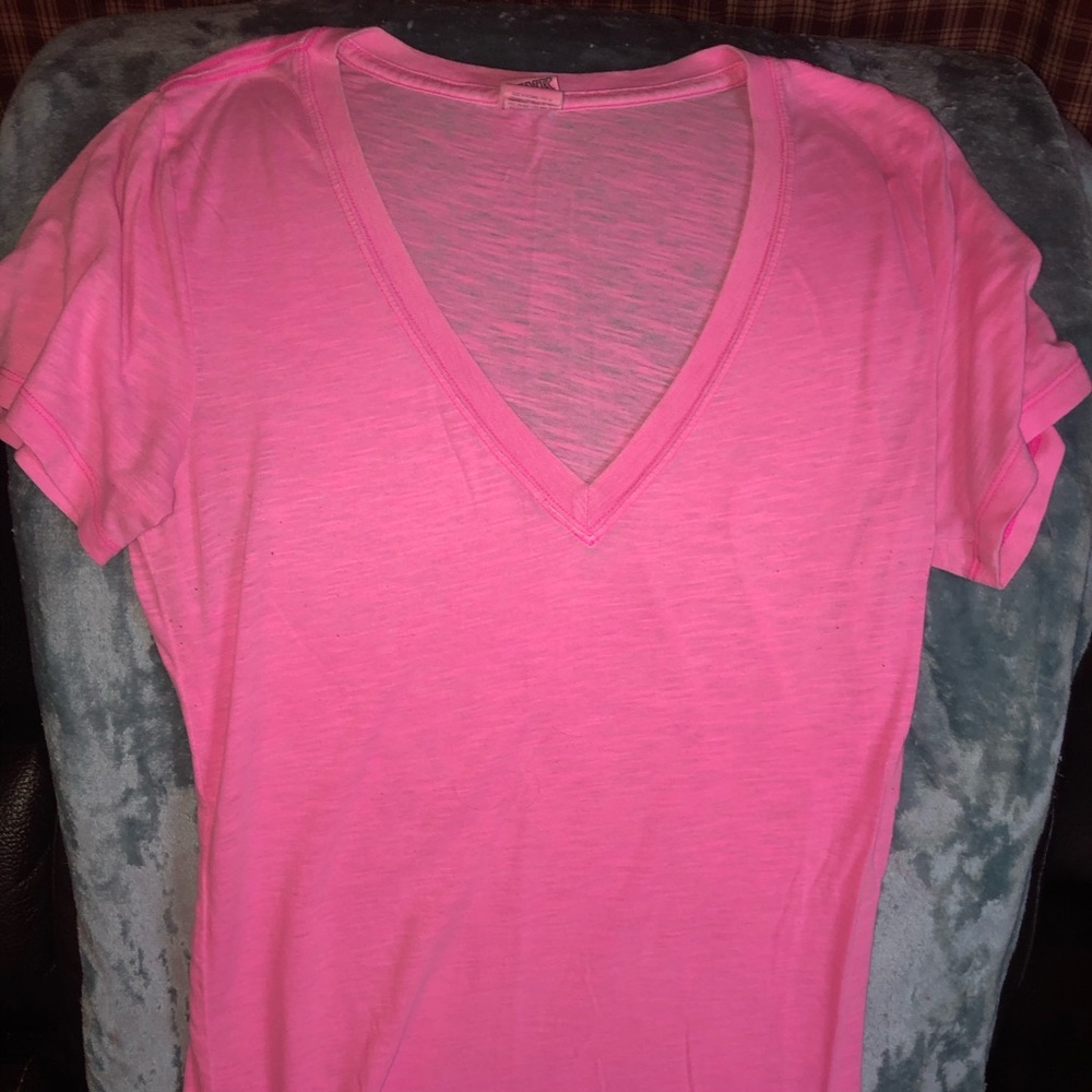 Victoria Secret Pink Vneck Tshirt
